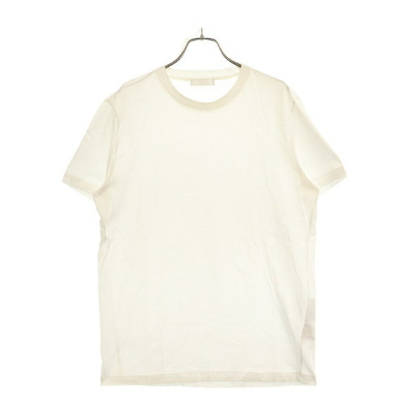 Prada JERSEY TEE Crew Neck Sleeve Shirt White - Picture 1 of 5
